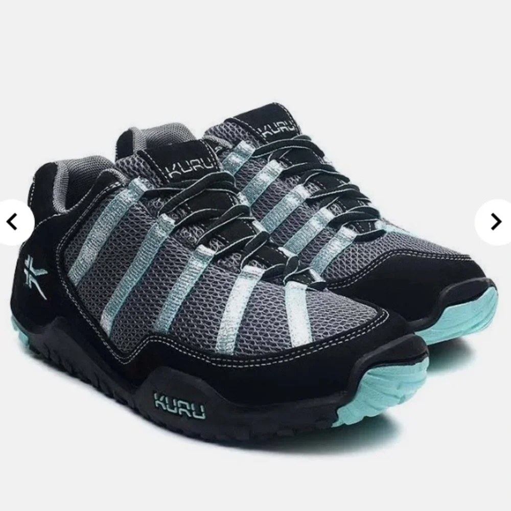 KURU CHICANE Black and Teal Athletic‎ Shoes size 10.5 M